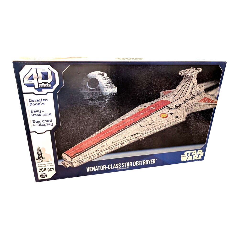 4D Build Star Wars Deluxe Venator-Class Star Destroyer Model Kit Star Wars New